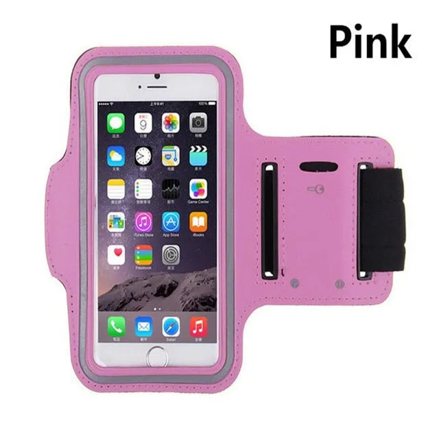 Sport Armband case mobile phone fashion holder for women's on hand smartphone handbags sling Running Gym Arm Band Fitness