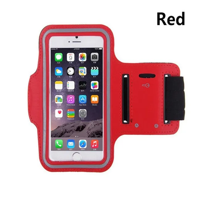 Sport Armband case mobile phone fashion holder for women's on hand smartphone handbags sling Running Gym Arm Band Fitness