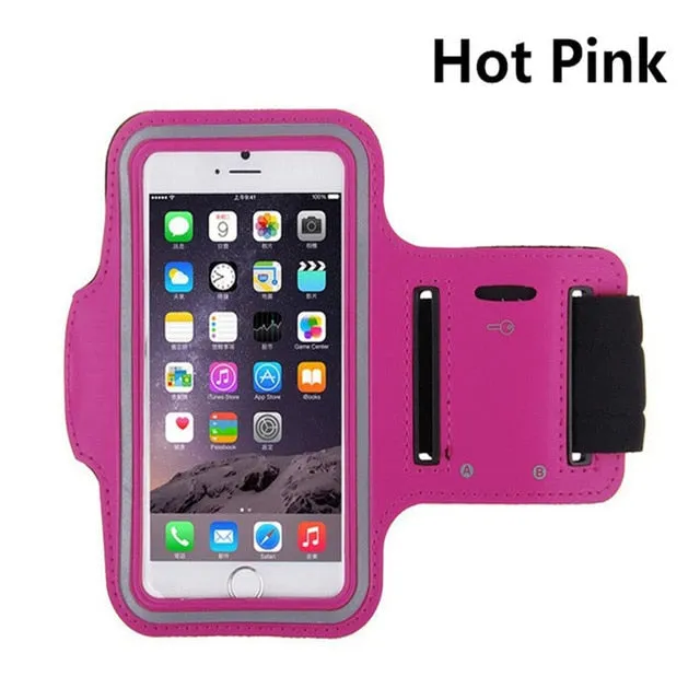 Sport Armband case mobile phone fashion holder for women's on hand smartphone handbags sling Running Gym Arm Band Fitness