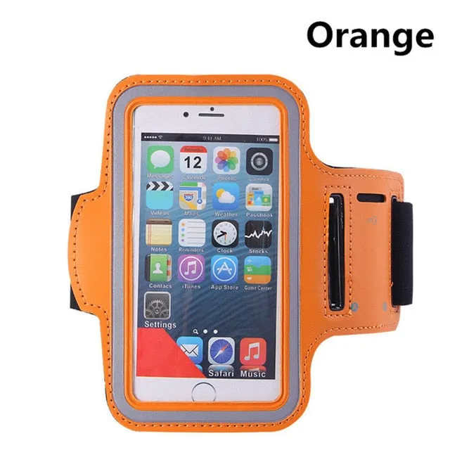 Sport Armband case mobile phone fashion holder for women's on hand smartphone handbags sling Running Gym Arm Band Fitness