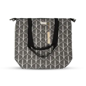 Super Sized Tote - Abstract - Black