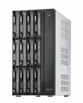 TERRAMASTER T12-500 Pro NAS Storage - 12Bay Core i7 1255U 10-Cores 12-Threads CPU, 16GB DDR5 RAM, Dual 10GbE Ports, Network Attached Storage Peak Performance for Business (Diskless)