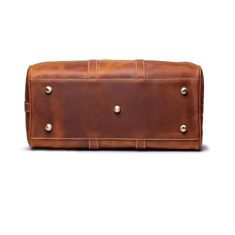 The Brandt Weekender | Small Leather Duffle Bag