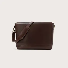 The Carismatico Vintage Brown Leather Messenger Bag