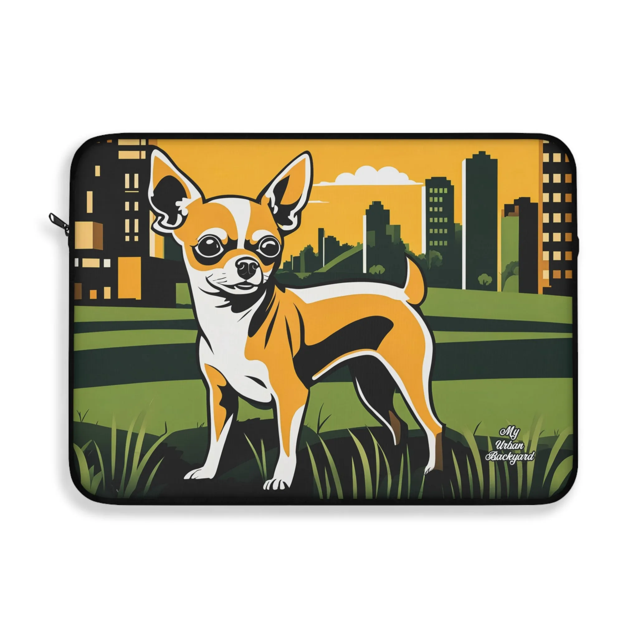 Urban Chihuahua, Laptop Carrying Case, Top Loading Sleeve for School or Work