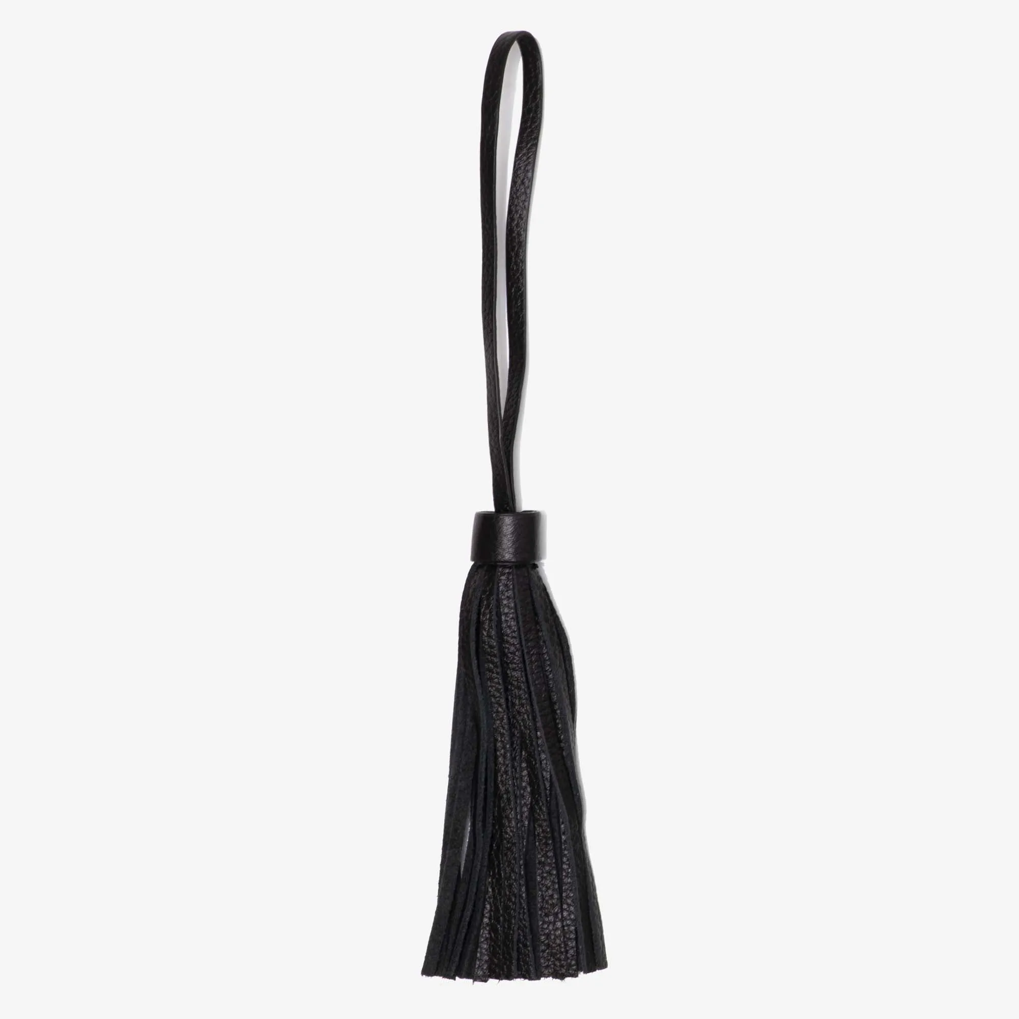 VANCHI Leather Bag Tassel