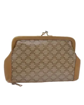 Vintage Macadam Canvas Pouch with Distressed Details