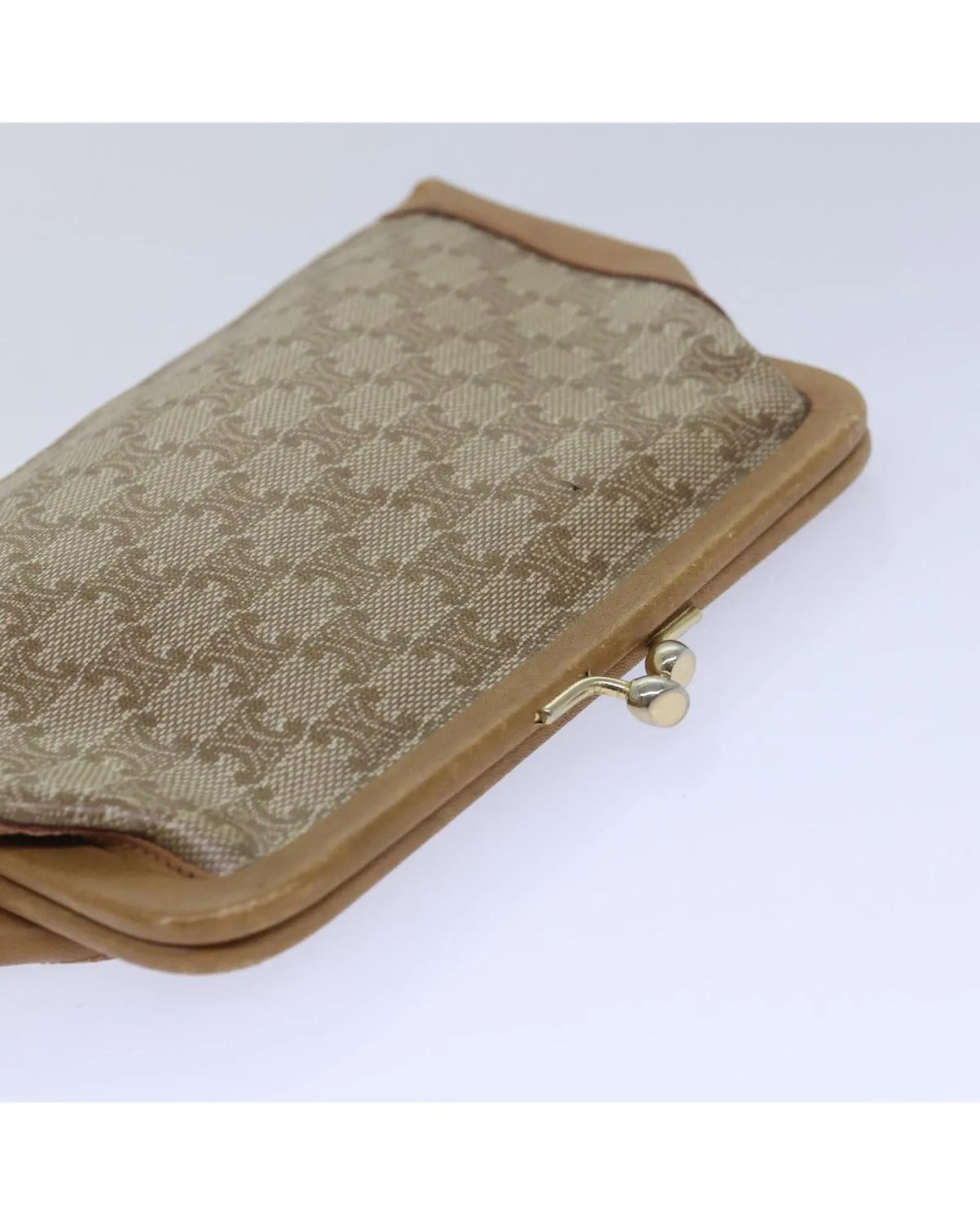 Vintage Macadam Canvas Pouch with Distressed Details