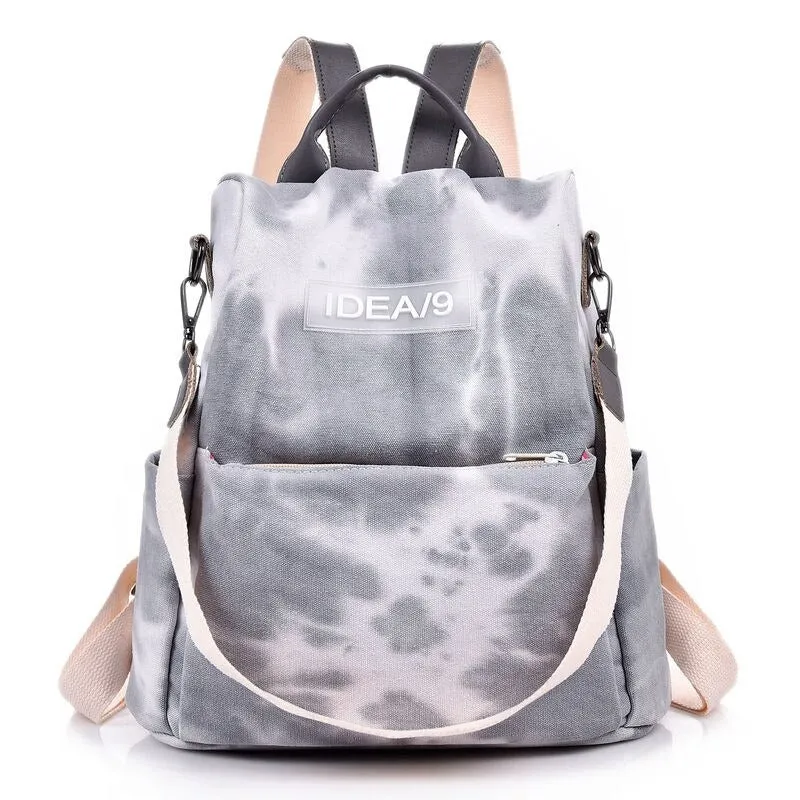 Women's Canvas Tie And Dye Travel Bag