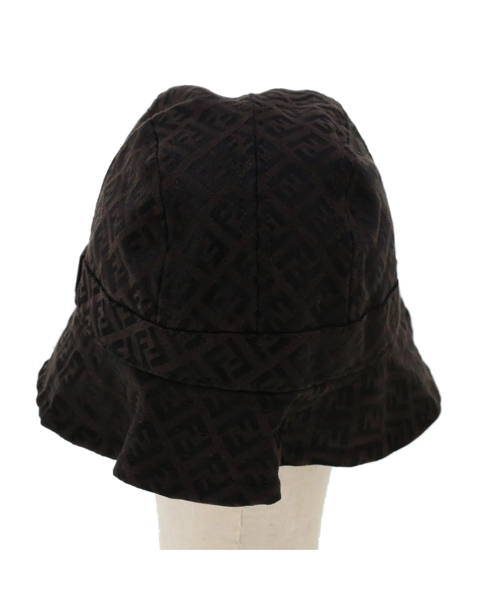 Zucchino Canvas Brown Hat by Fendi