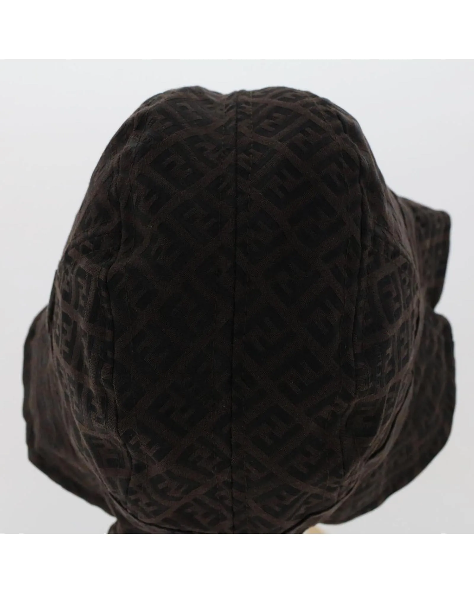 Zucchino Canvas Brown Hat by Fendi